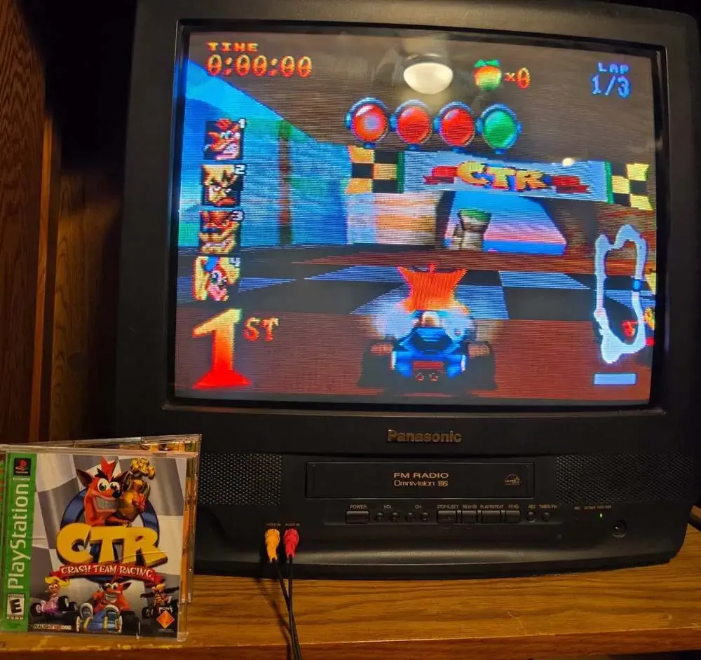 CTR Crash Team Racing PlayStation 1 With Manual Tested Good